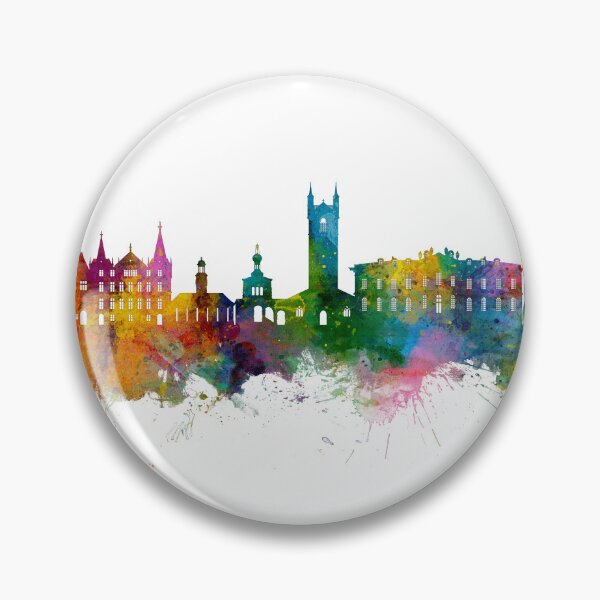 Item preview, Vevey Switzerland Skyline designed and sold by ArtPrints.
