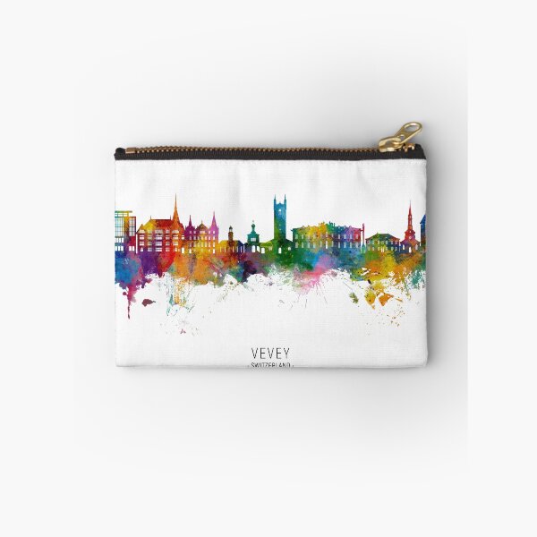 Item preview, Vevey Switzerland Skyline designed and sold by ArtPrints.