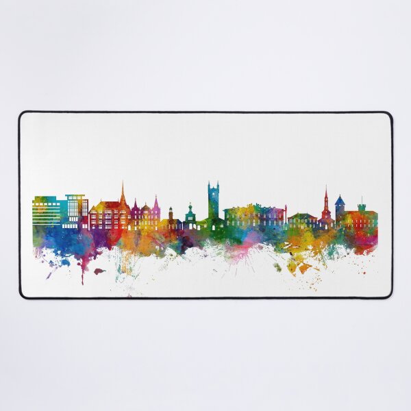 Item preview, Vevey Switzerland Skyline designed and sold by ArtPrints.