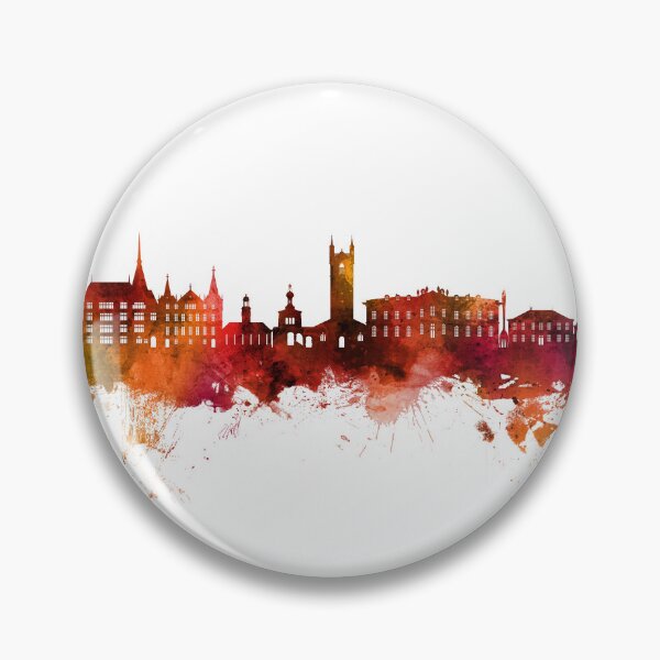 Item preview, Vevey Switzerland Skyline designed and sold by ArtPrints.