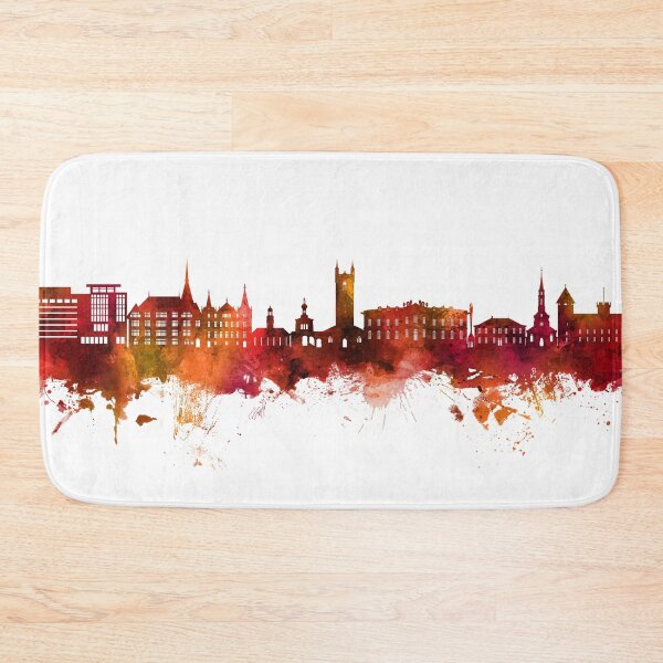 Item preview, Vevey Switzerland Skyline designed and sold by ArtPrints.