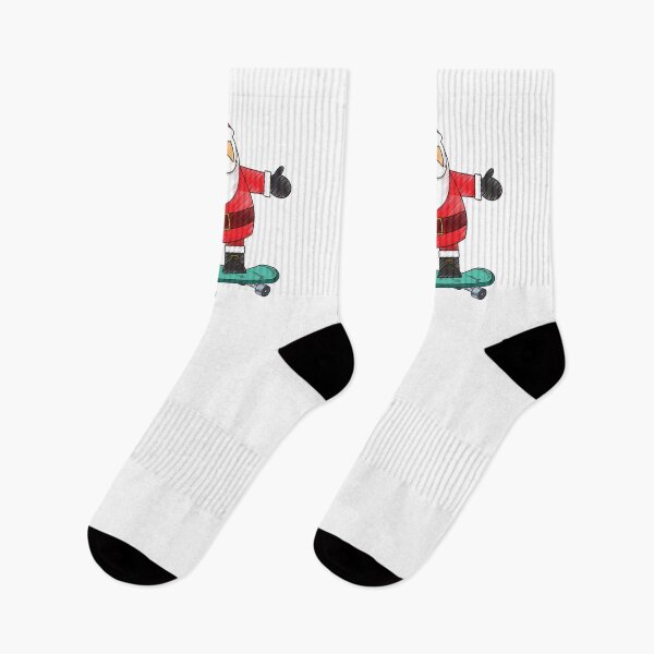 Item preview, Santa on a Skateboard designed and sold by trendingatees.