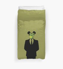 Margritte Banksy Mickey Rat Duvet Cover
