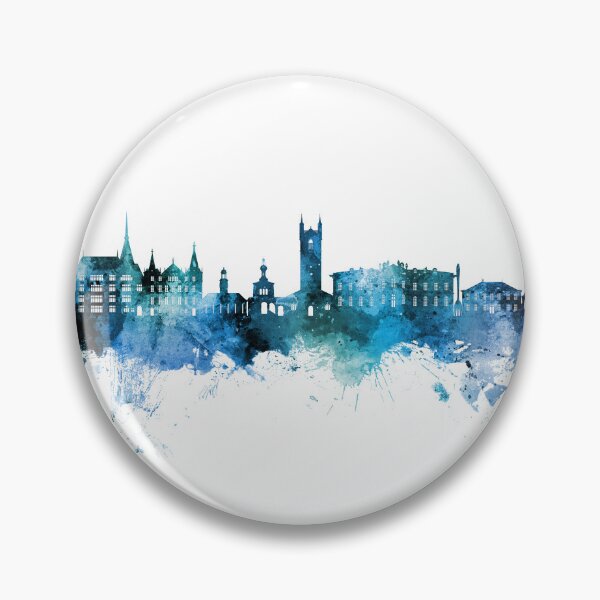 Item preview, Vevey Switzerland Skyline designed and sold by ArtPrints.