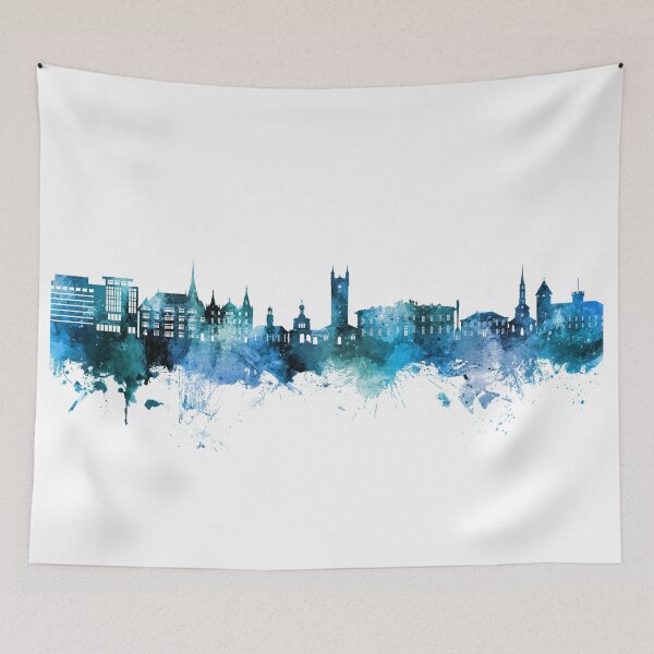 Item preview, Vevey Switzerland Skyline designed and sold by ArtPrints.