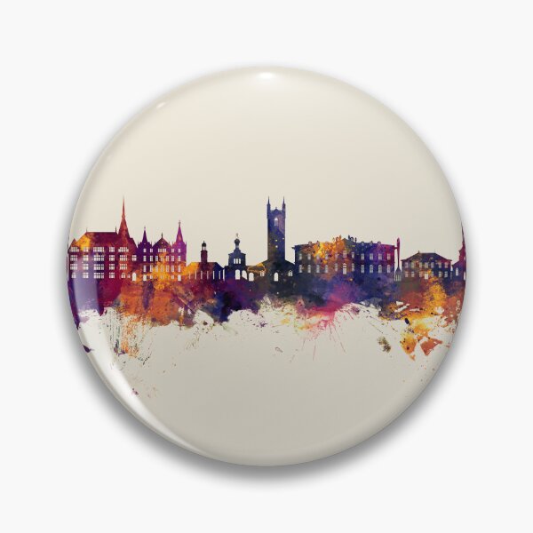 Item preview, Vevey Switzerland Skyline designed and sold by ArtPrints.