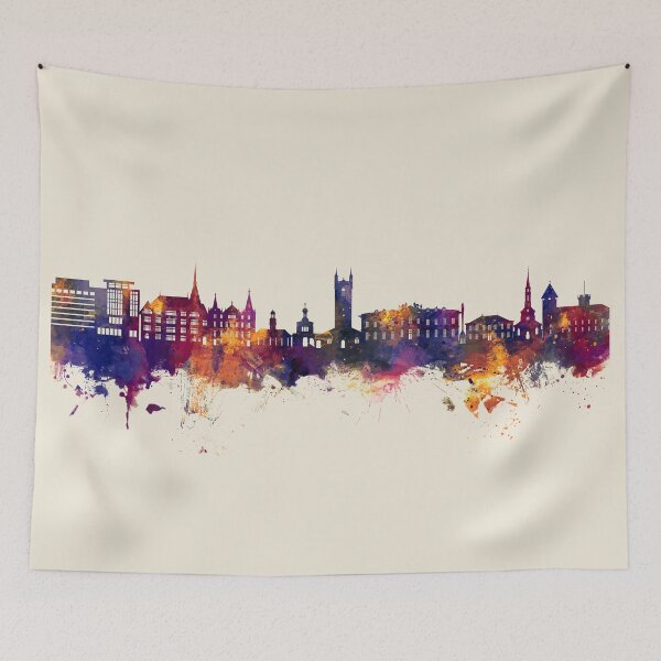 Item preview, Vevey Switzerland Skyline designed and sold by ArtPrints.