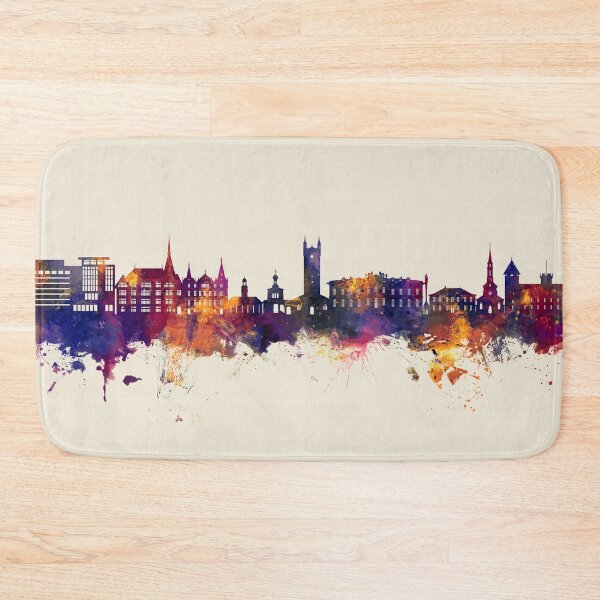 Item preview, Vevey Switzerland Skyline designed and sold by ArtPrints.