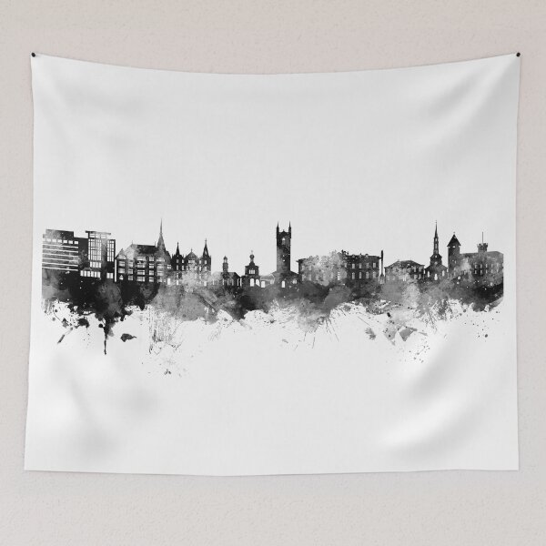Item preview, Vevey Switzerland Skyline designed and sold by ArtPrints.