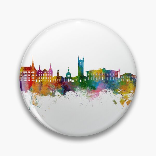 Item preview, Vevey Switzerland Skyline designed and sold by ArtPrints.