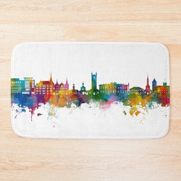 Item preview, Vevey Switzerland Skyline designed and sold by ArtPrints.