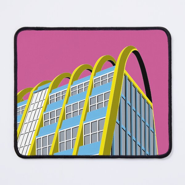 Item preview, Toast Rack, Manchester, UK Print, Cityscape, Poster, Artwork, Architecture Print, Wall Art, Home Decor, Wall Print, Brutalist Print designed and sold by sketchingarchi.