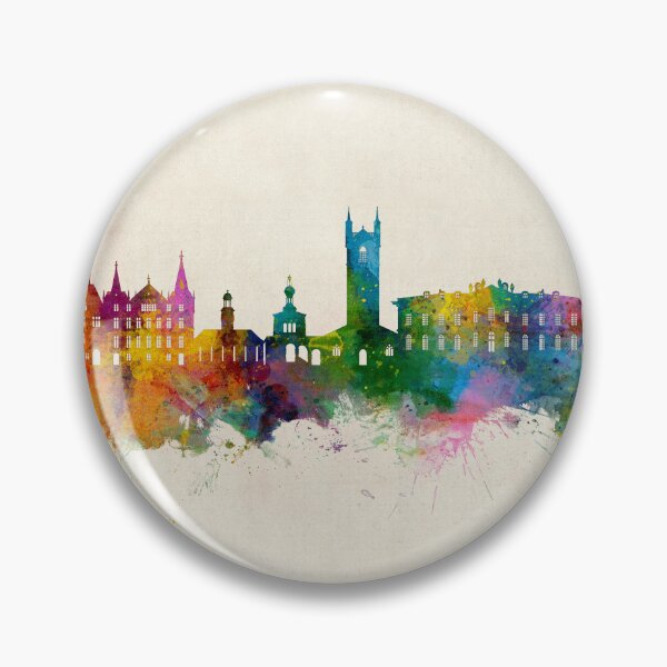Item preview, Vevey Switzerland Skyline designed and sold by ArtPrints.