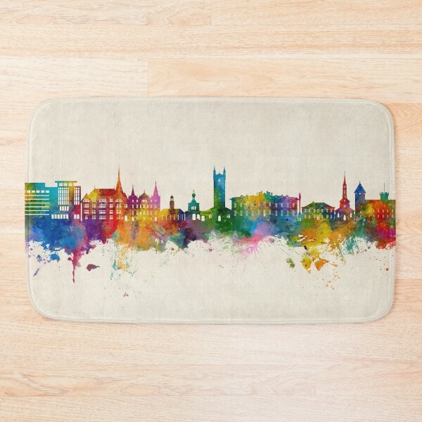 Item preview, Vevey Switzerland Skyline designed and sold by ArtPrints.