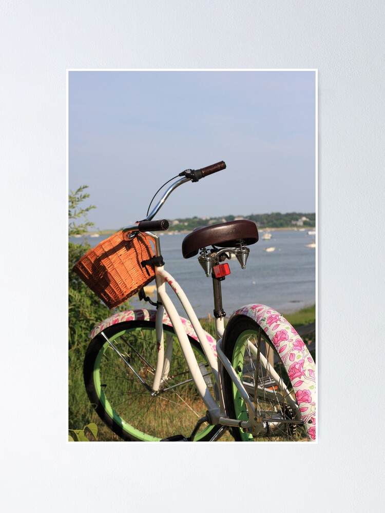 Thumbnail 1 of 3, Poster, Pink Bike. designed and sold by capecodart.