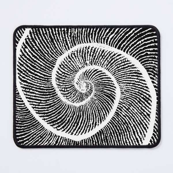 Item preview, Double shell Fibonacci spiral Golden spiral White designed and sold by Pragonette.