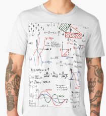 Mathematics Formulas Numbers Men's Premium T-Shirt