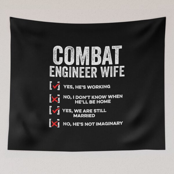 Item preview, Combat Engineer Wife USA Military Sapper designed and sold by Milanewman.