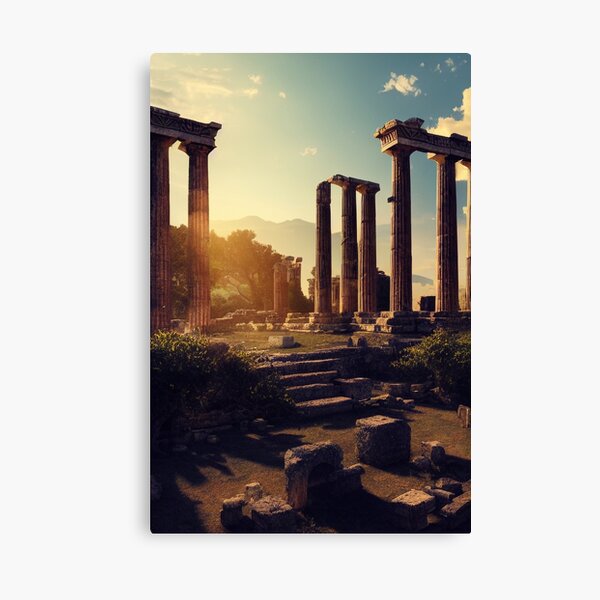 Item preview, Ancient Greek temple ruins designed and sold by chatzous.