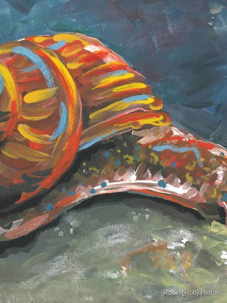 Thumbnail 4 of 4, iPhone Case, Abstract Snail designed and sold by ROBINPELTON.