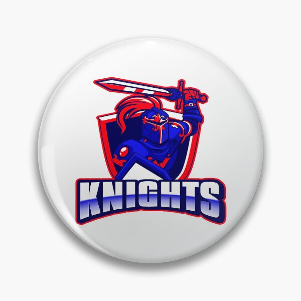 Item preview, Knights One Red on Blue Pseudo Sports Team designed and sold by Rorulent.