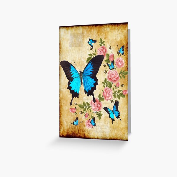 Item preview, Ulysses Butterflies with Roses designed and sold by Joey27.