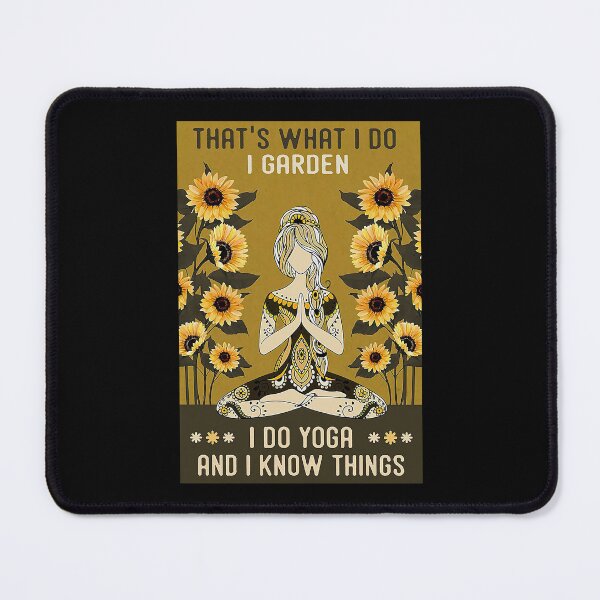 Item preview, Yoga - I Do Yoga And I Know Things   designed and sold by ADAMANDREWSAU.
