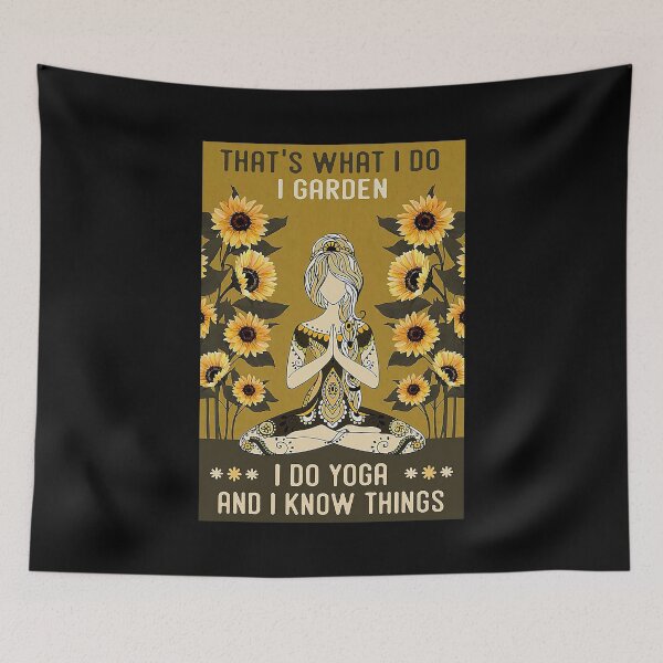 Item preview, Yoga - I Do Yoga And I Know Things   designed and sold by ADAMANDREWSAU.