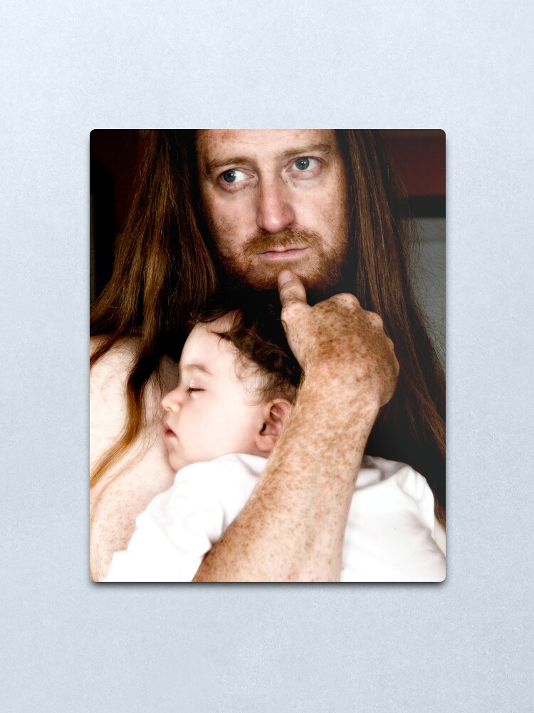 Alternate view of Father & Son Metal Print