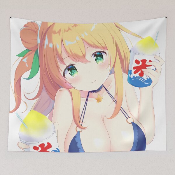 Item preview, Mikan Hinatsuki The Demon Girl Next Door Anime Waifu designed and sold by RalphJaystin.