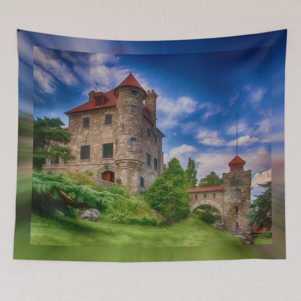 Item preview, Singer Castle on Dark Island -Thousand Islands designed and sold by Kathy Weaver.