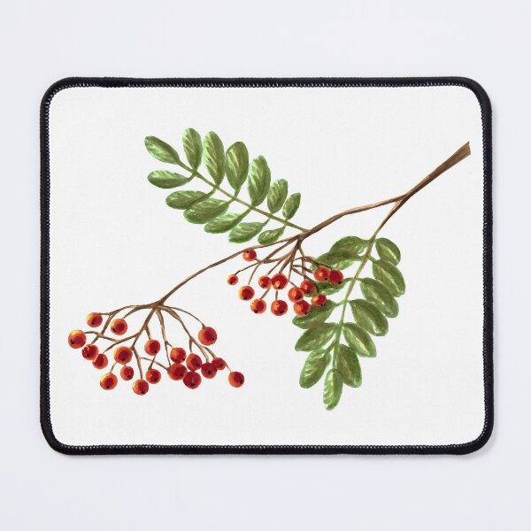 Item preview, Rowanberry branch, hand drawn designed and sold by Smetankinaart.