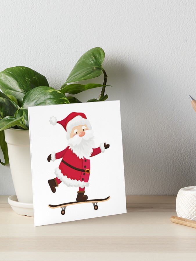 Naughty Santa Art Board Print for Sale by trendingatees