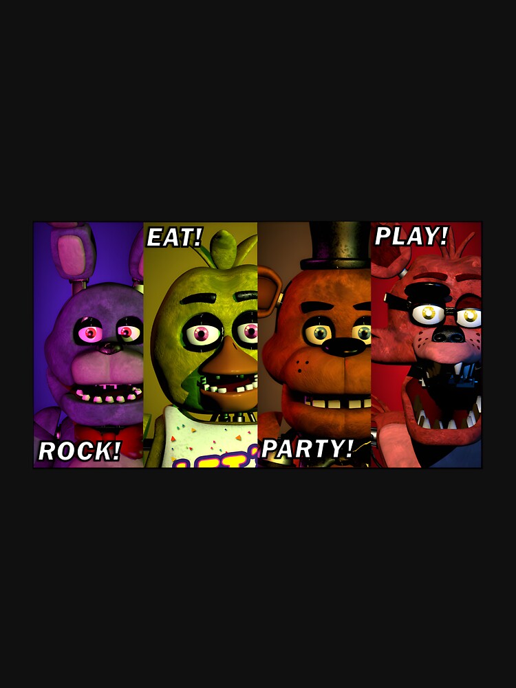 That One FNAF 2 Poster But With the Classic Animatronics