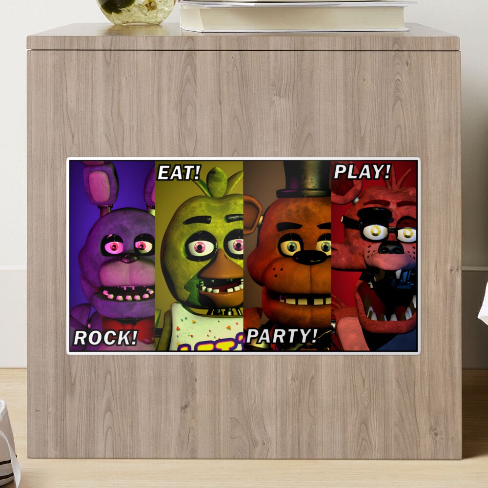 That One FNAF 2 Poster But With the Classic Animatronics Sticker