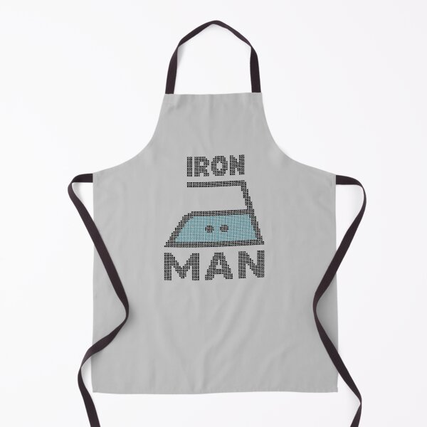 Item preview, IRON MAN - Funny faux embroidery print designed and sold by Colette van der Wal.