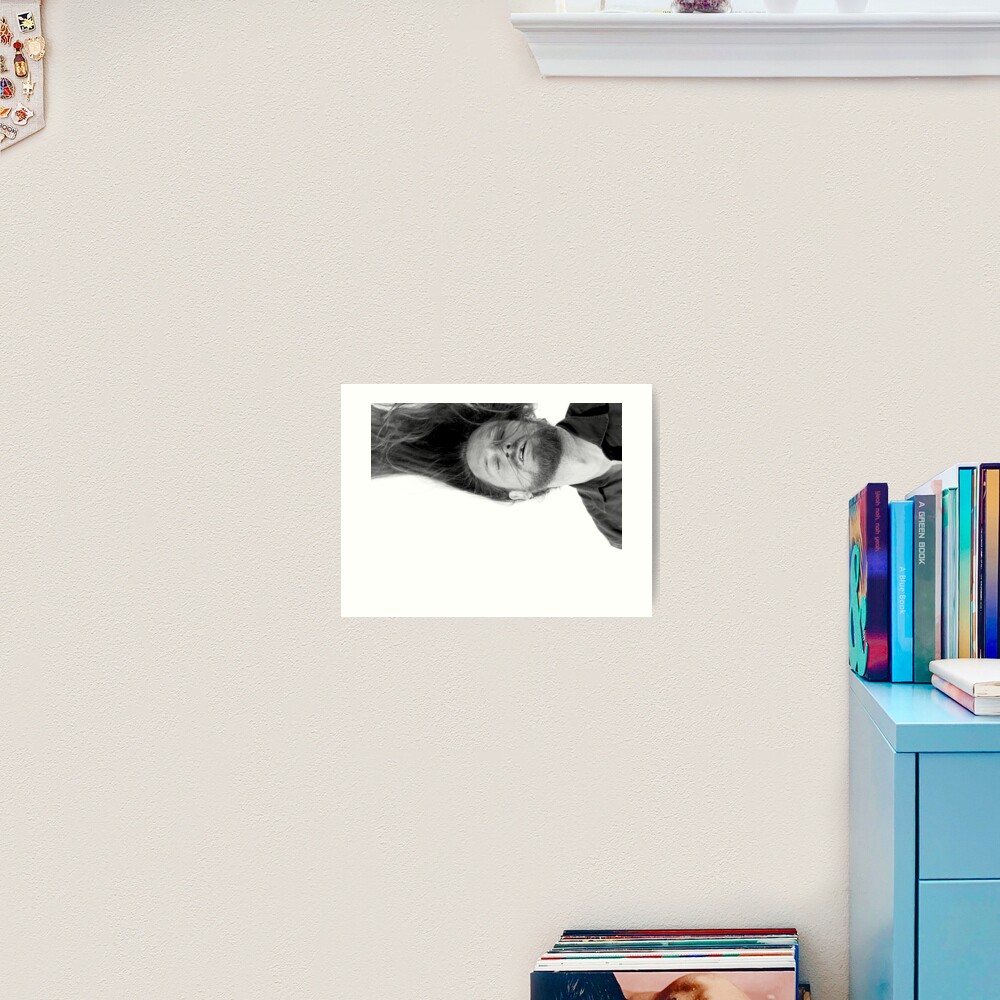 Self Portrait Dreaming of another life which may be a nightmare. Art Print