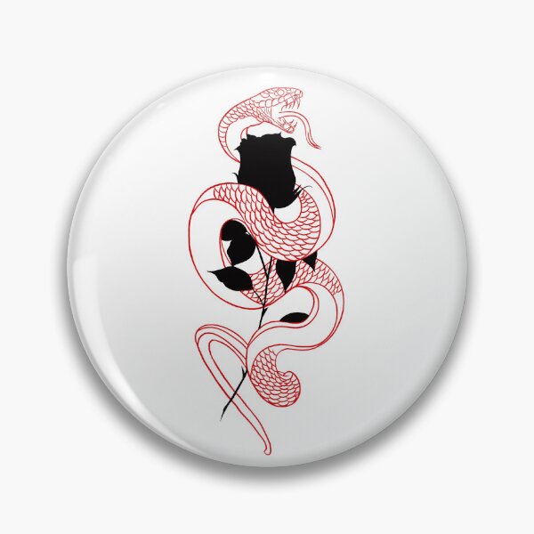 Item preview, Snake withe a Rose | digital design designed and sold by sweet-chaos101.