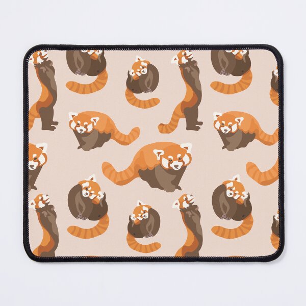 Item preview, RED PANDA PATTERN ROSE designed and sold by Catastroish.