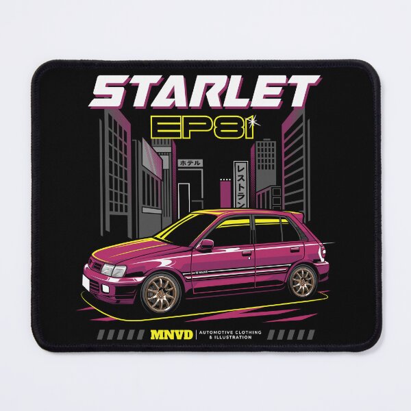 Item preview, Toyota Starlet EP81 Car Illustration designed and sold by mohalldi.