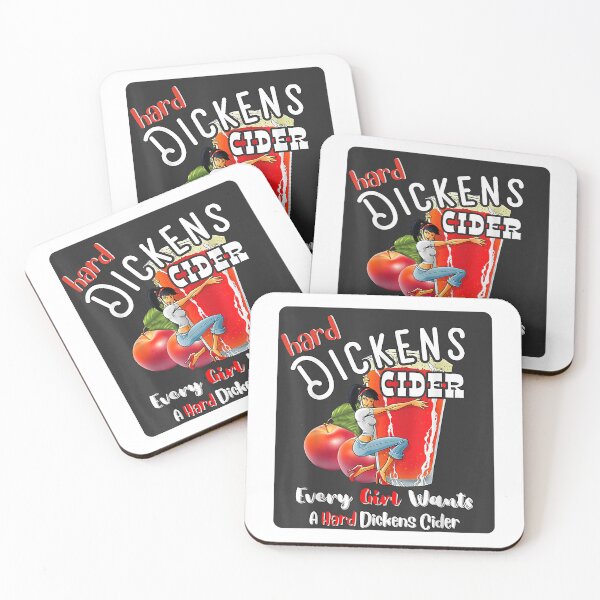 Item preview, Hard Dickens Cider Funny Girl Whiskey And Beer Apple Humor        designed and sold by ErtelCreationz.