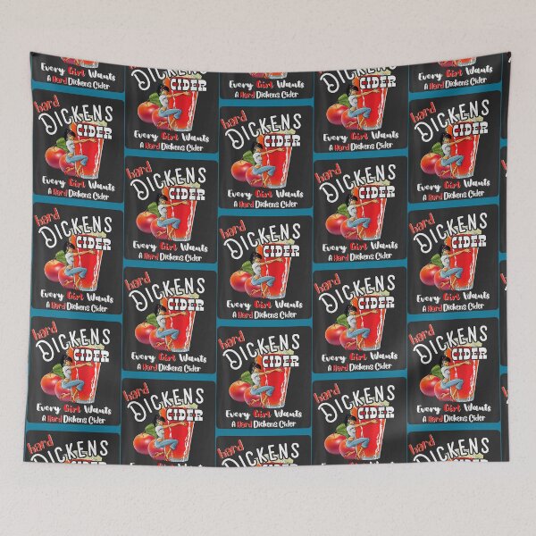 Item preview, Hard Dickens Cider Funny Girl Whiskey And Beer Apple Humor        designed and sold by ErtelCreationz.