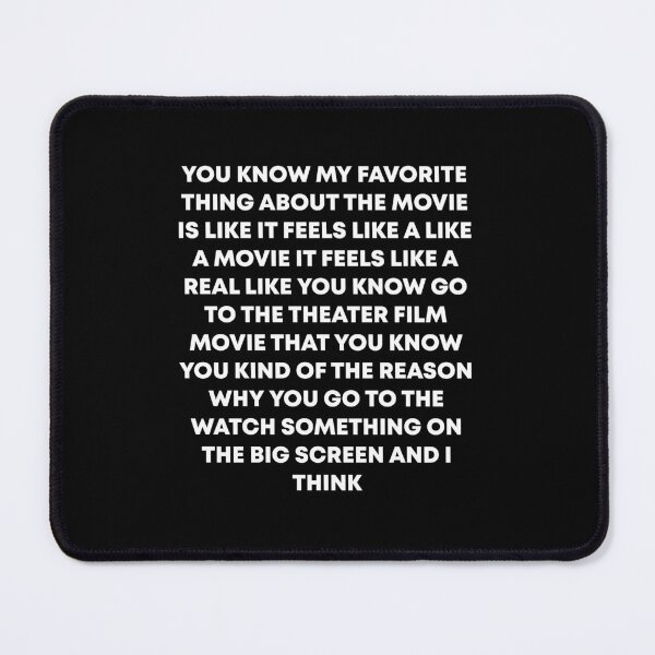 Item preview, My Favorite Thing About The Movie designed and sold by RudyHernandez.