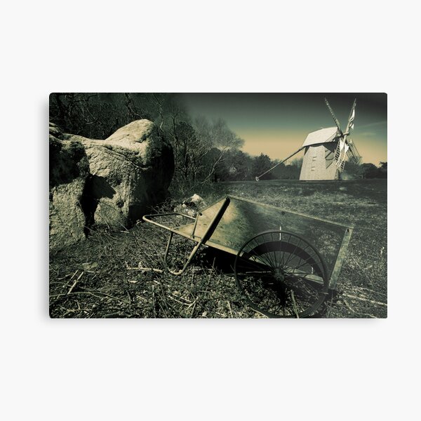 Park At Night. Metal Print
