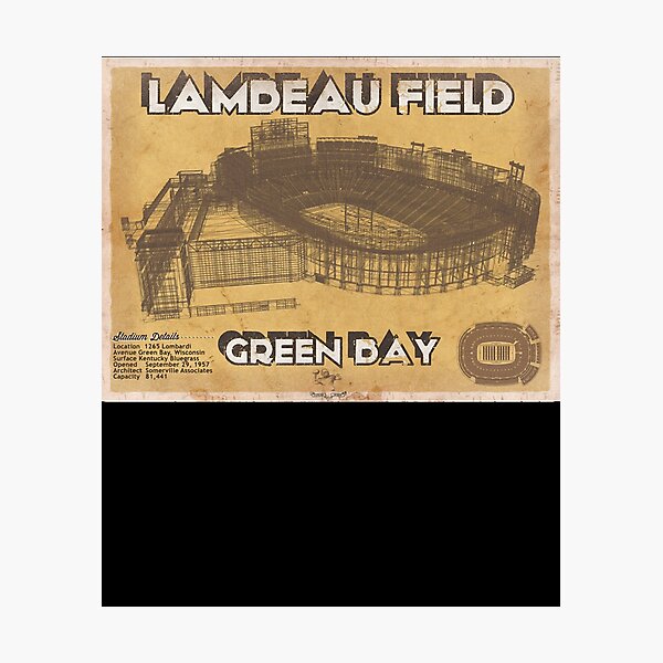 Item preview, Lambeau Field Green Bay Classic T Shirt  designed and sold by DaveMcGuinness.