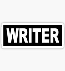 Castle - Richard Castle - Writer Sticker