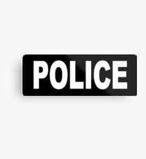 Castle - Kate Beckett - Police Metal Print