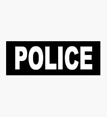 Castle - Kate Beckett - Police Photographic Print