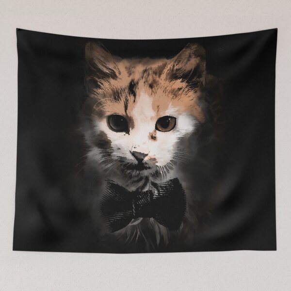 Item preview, Fancy Cat - Bow Tie designed and sold by Area31Studios.