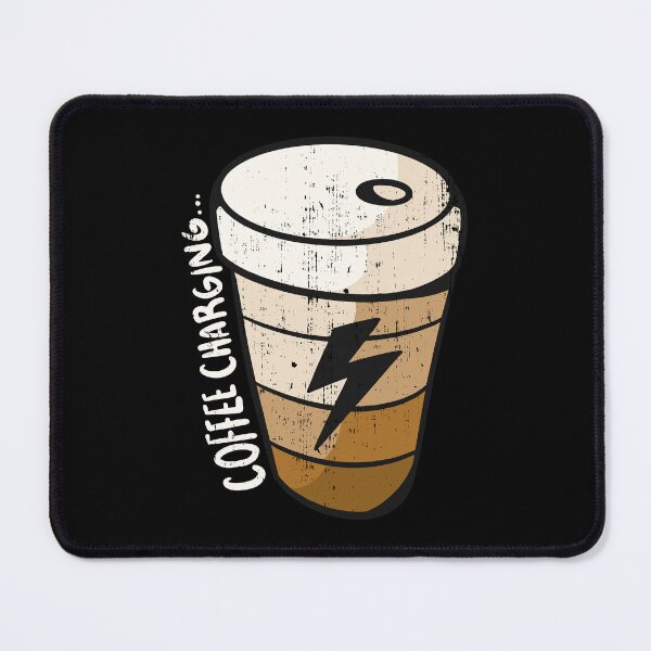 Item preview, Coffee Charging ..., Vintage, Morning Grumpy designed and sold by Shirtflyer.